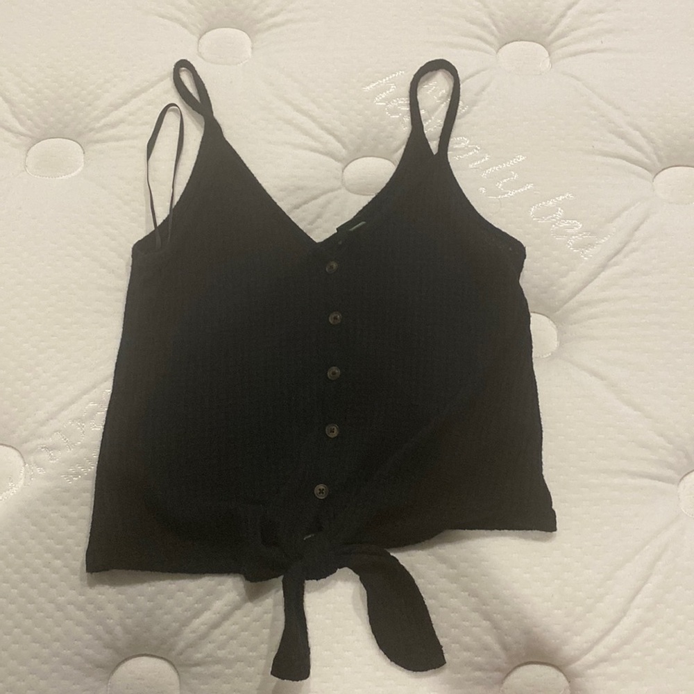 Black tank top